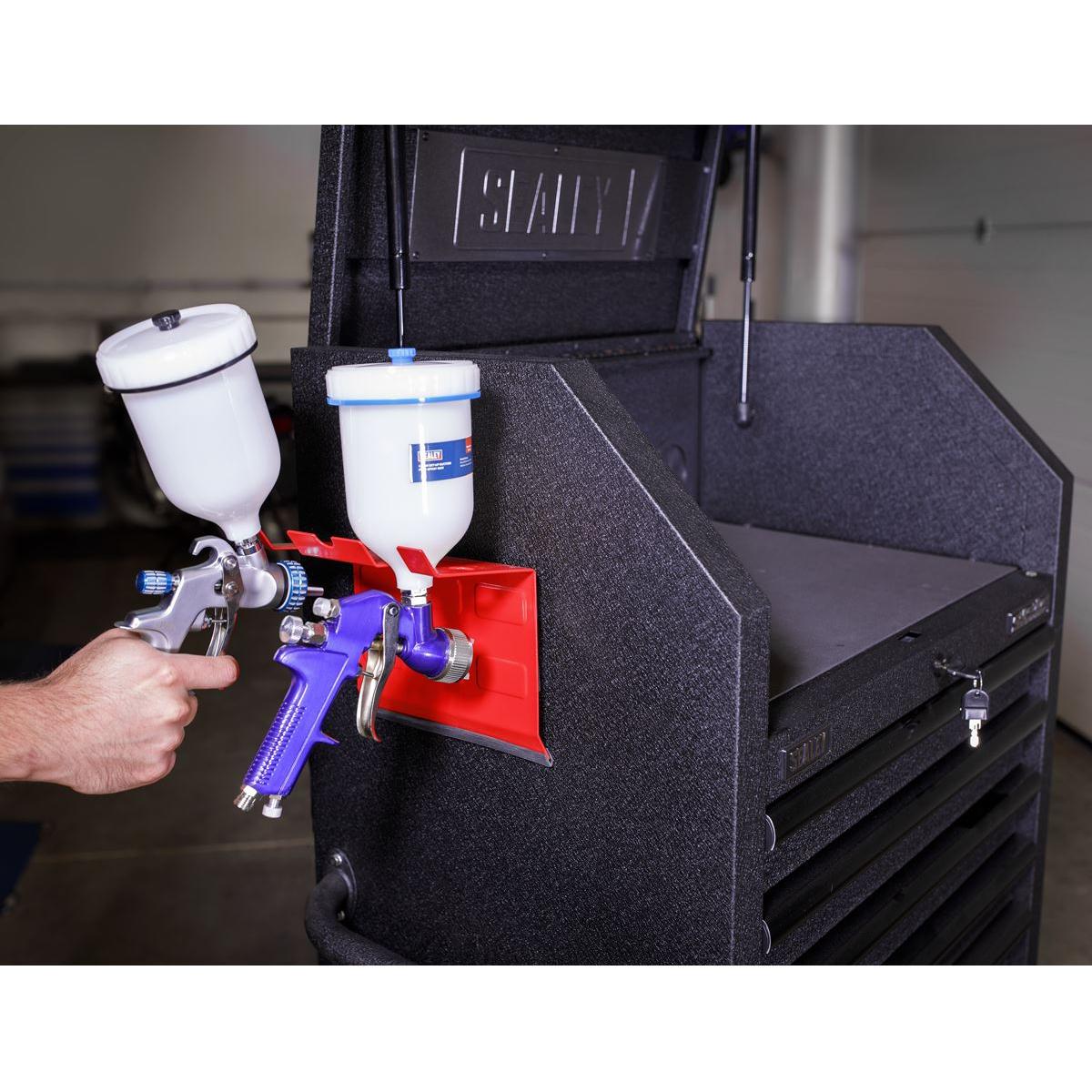 Sealey Magnetic Spray Gun Holder 2 Gun MSH03