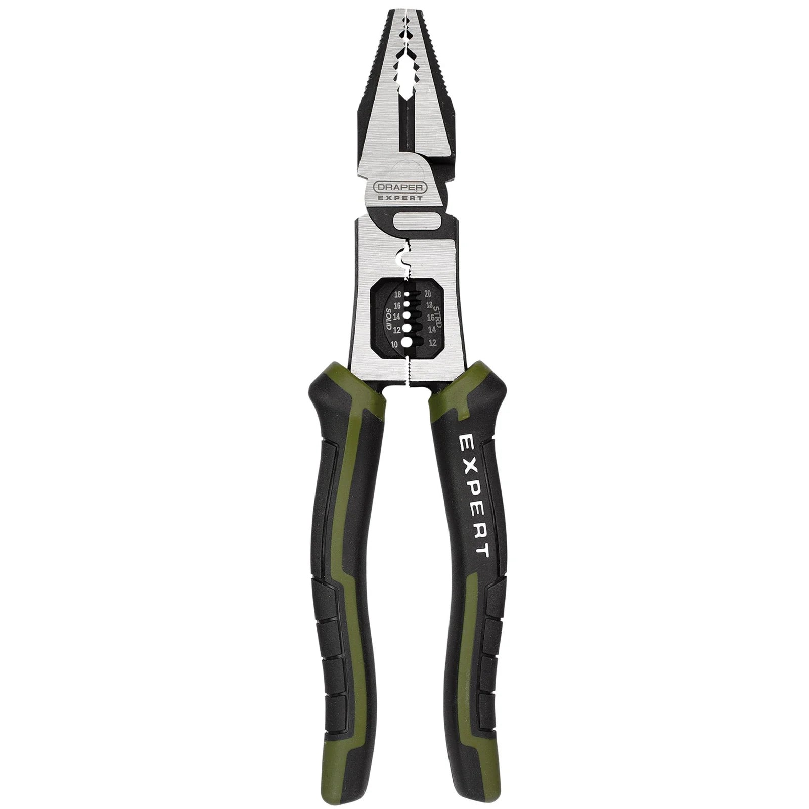 Draper Expert Combination Pliers with Wire Stripper, 200mm - PL-EX/CPWS-200
