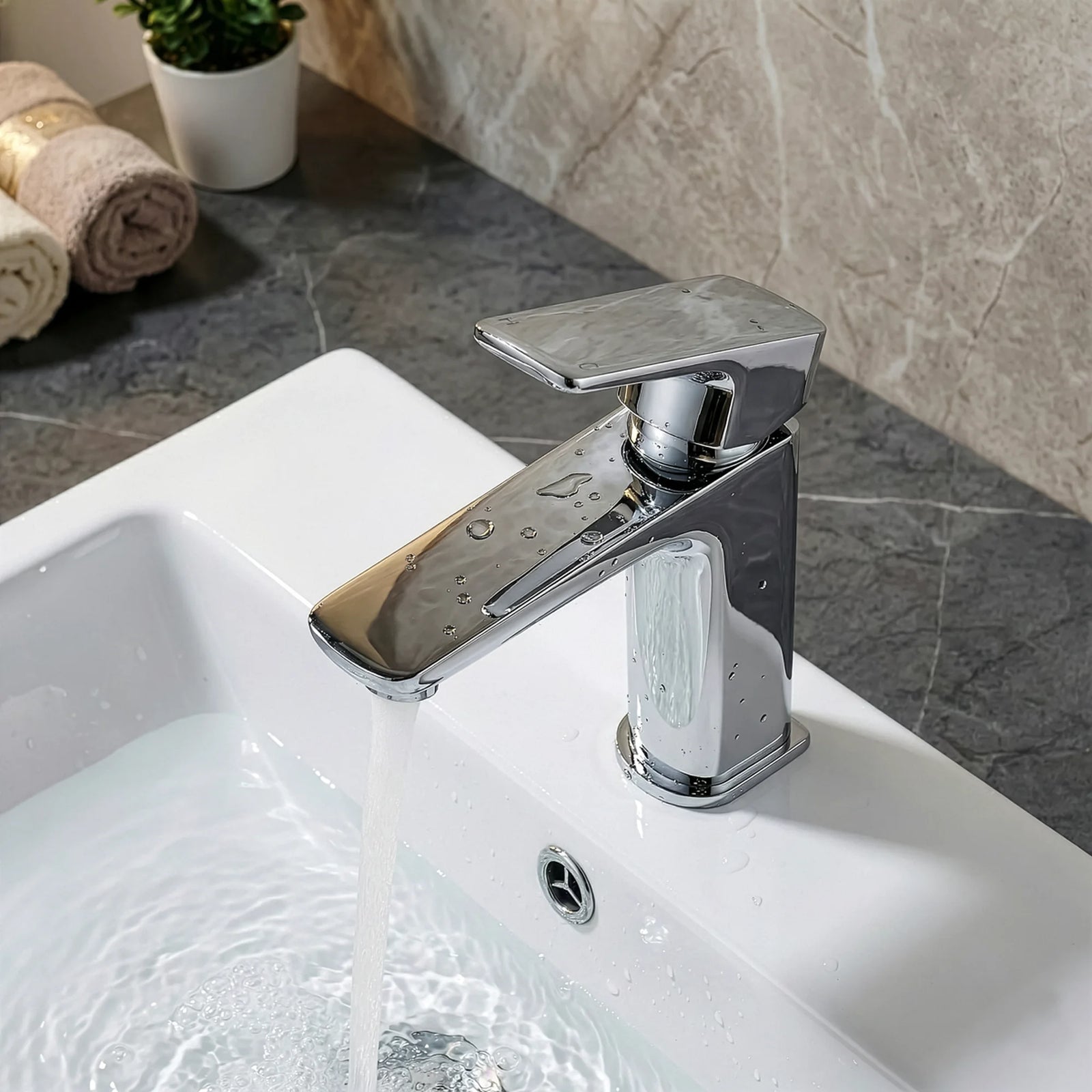 Baridi Basin Mixer Tap DH392 Chrome Finish