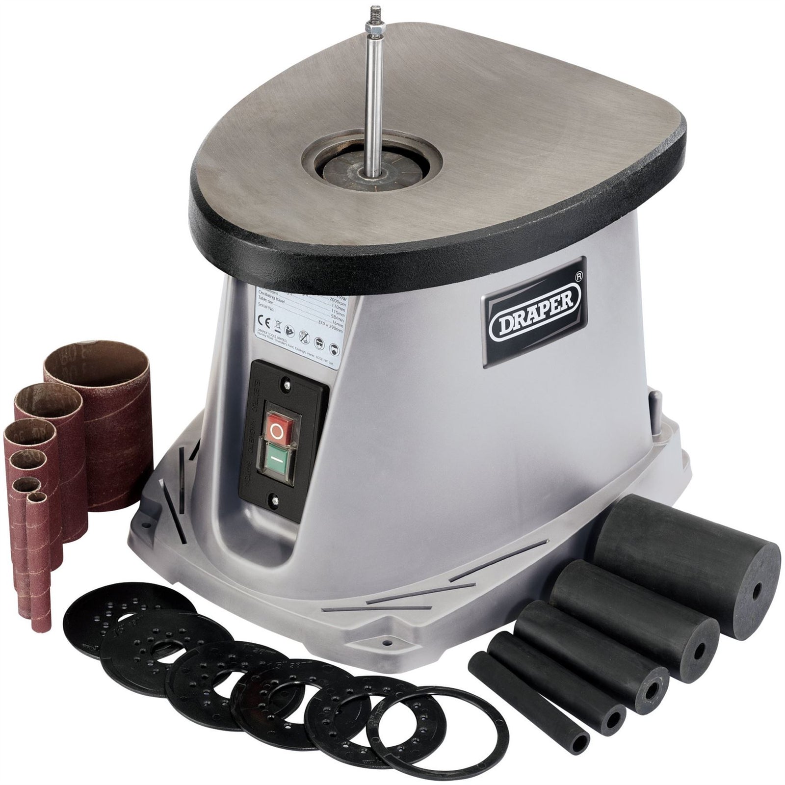 Draper Oscillating Spindle Sander, 450W 10773