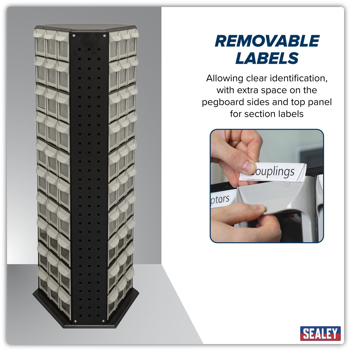 Sealey Rotating Storage Cabinet System 90 Drawer 450x520x1280mm