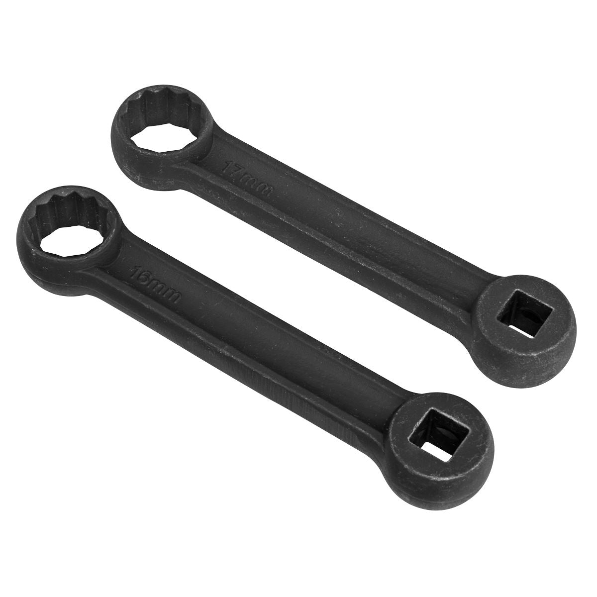 Sealey for Mercedes Benz Engine Mount Spanner 16 & 17mm 2pc VS3005
