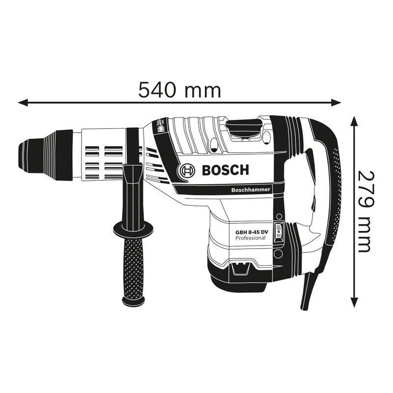 Bosch GBH 8-45 DV SDS-Max Professional Rotary Hammer 1500W 110V