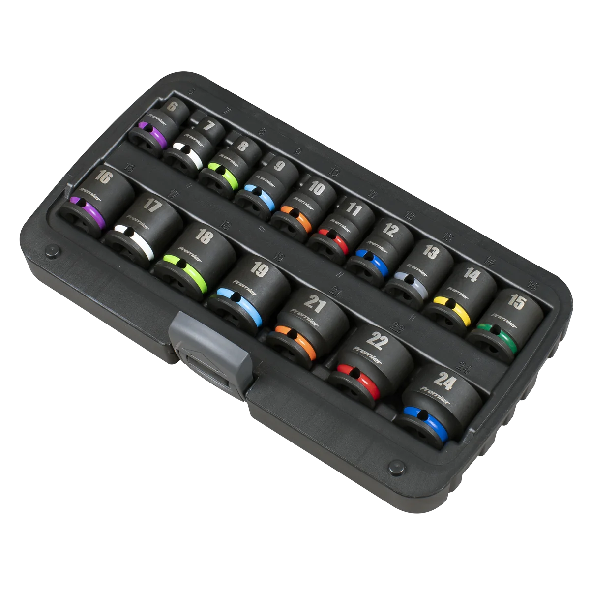 Sealey Premier Impact Socket Set 3/8" Drive 17 Piece