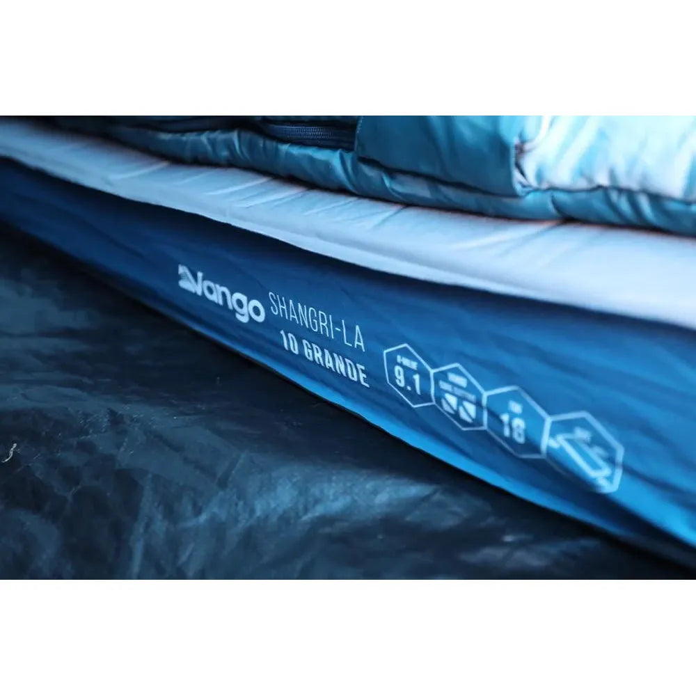 Vango Shangri-La II 10 Grande 10 Grande Cloud Grey / Sky Blue Self Inflating Sleep Mat