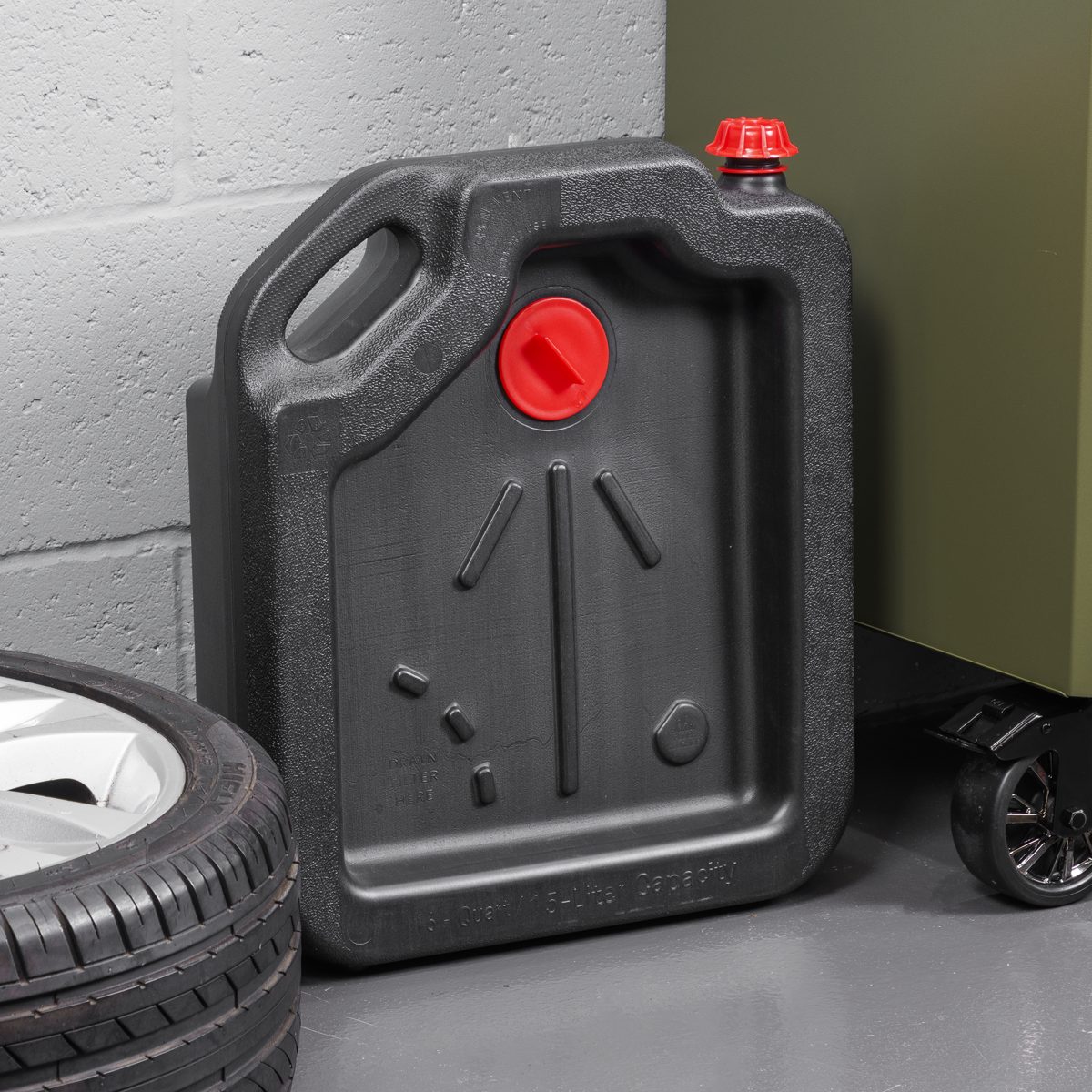 Sealey Portable Oil Drainer 15L DRP45 Heavy-Duty Polyethylene