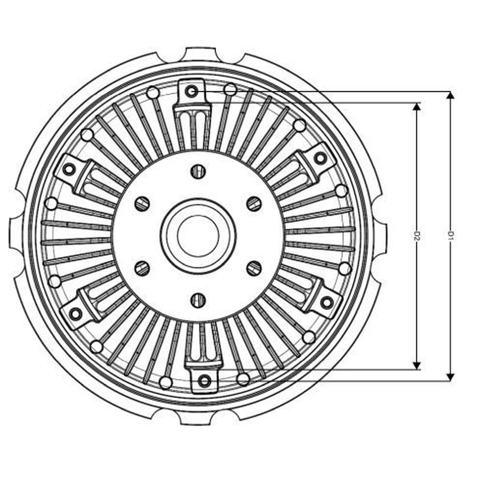 NRF Radiator Fan Clutch 49725
