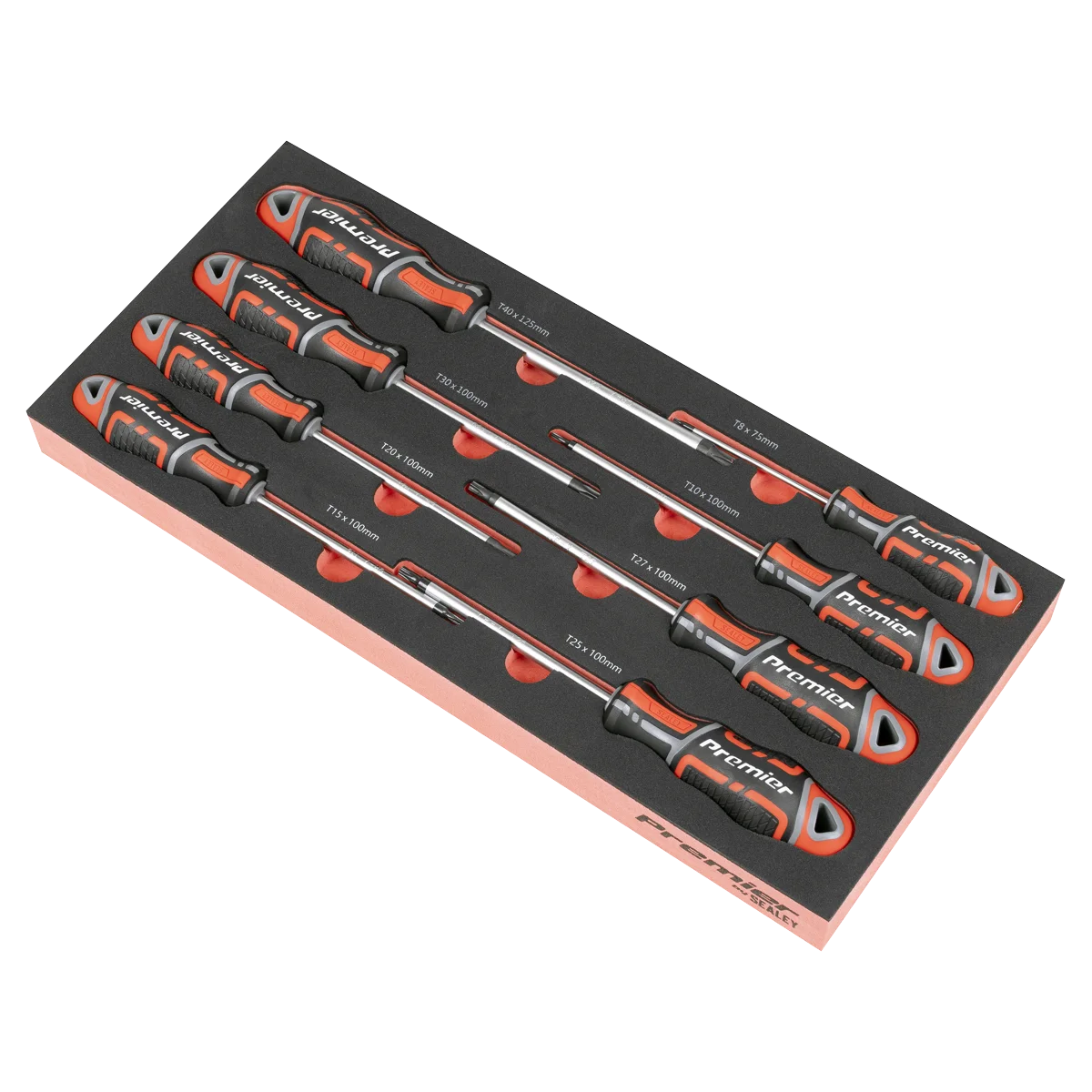 Sealey Premier Screwdriver Set TBT55 8 Piece with Tool Tray