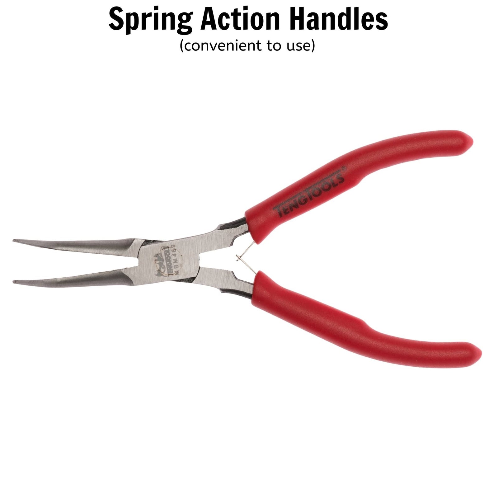 Teng Tools Mini Bent Long Nose Plier 140mm