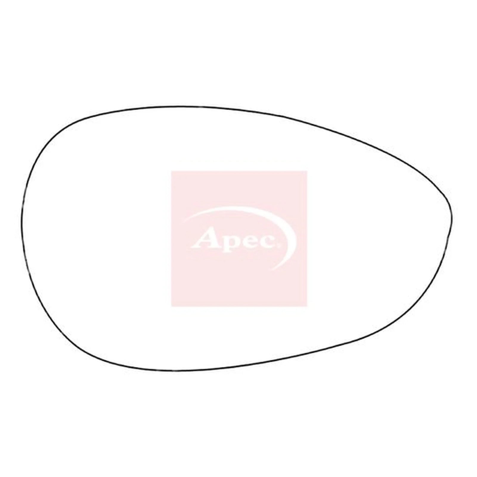 Apec Exterior Wing Mirror Glass Right AMS2222
