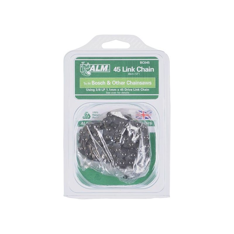 Alm Manufacturing BC045 Chainsaw Chain 3/8in x 45 Links 1.1mm Bosch 30cm Bars