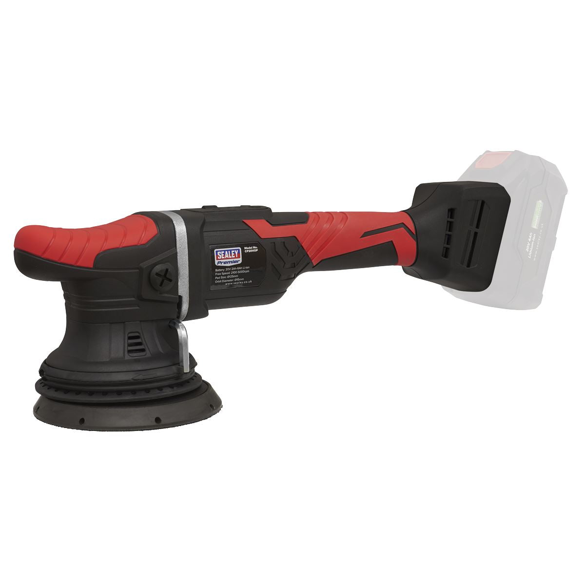 Sealey Cordless Orbital Polisher Kit 20V SV20 Series125mm CP20VOPKIT