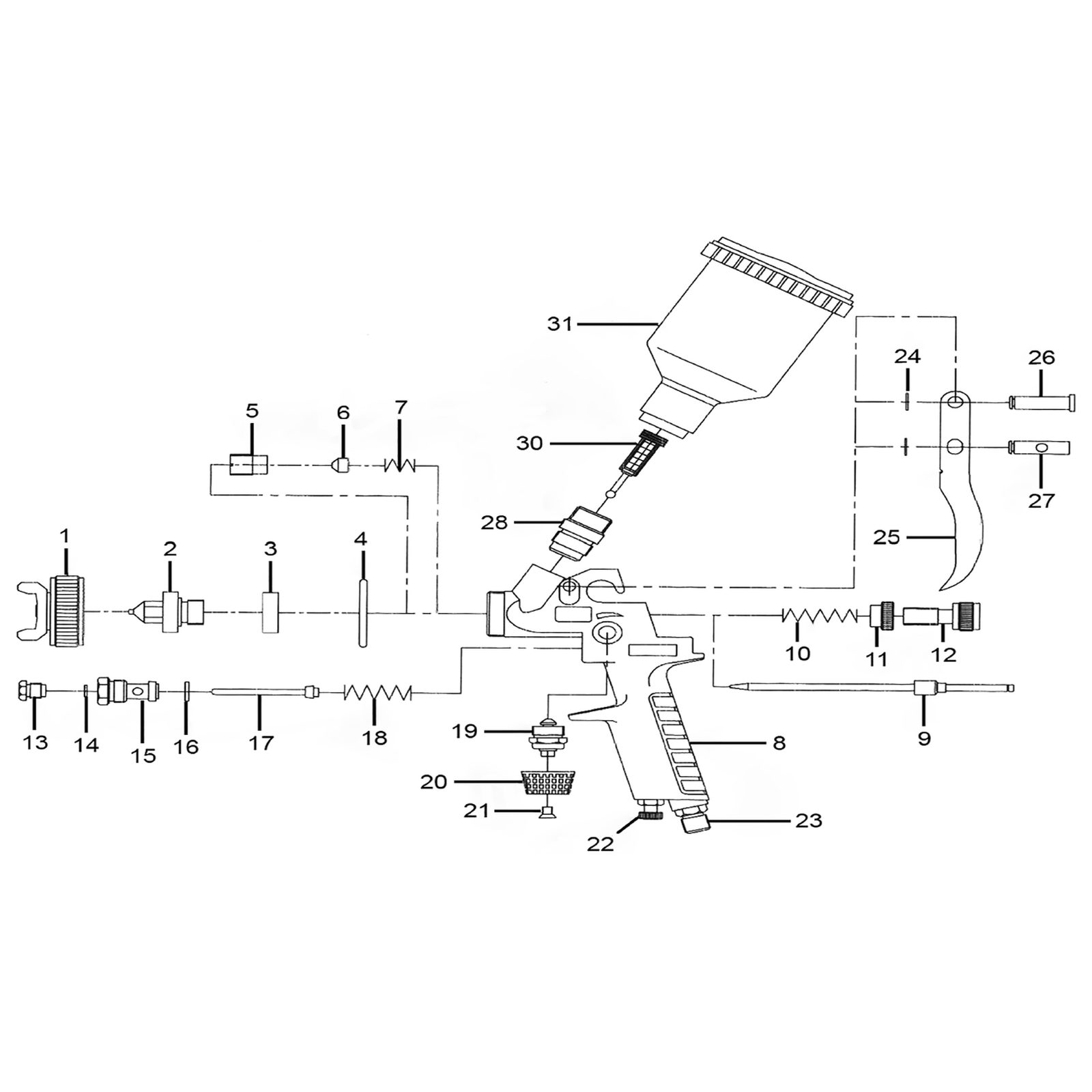 Sealey Trigger HVLP731.25