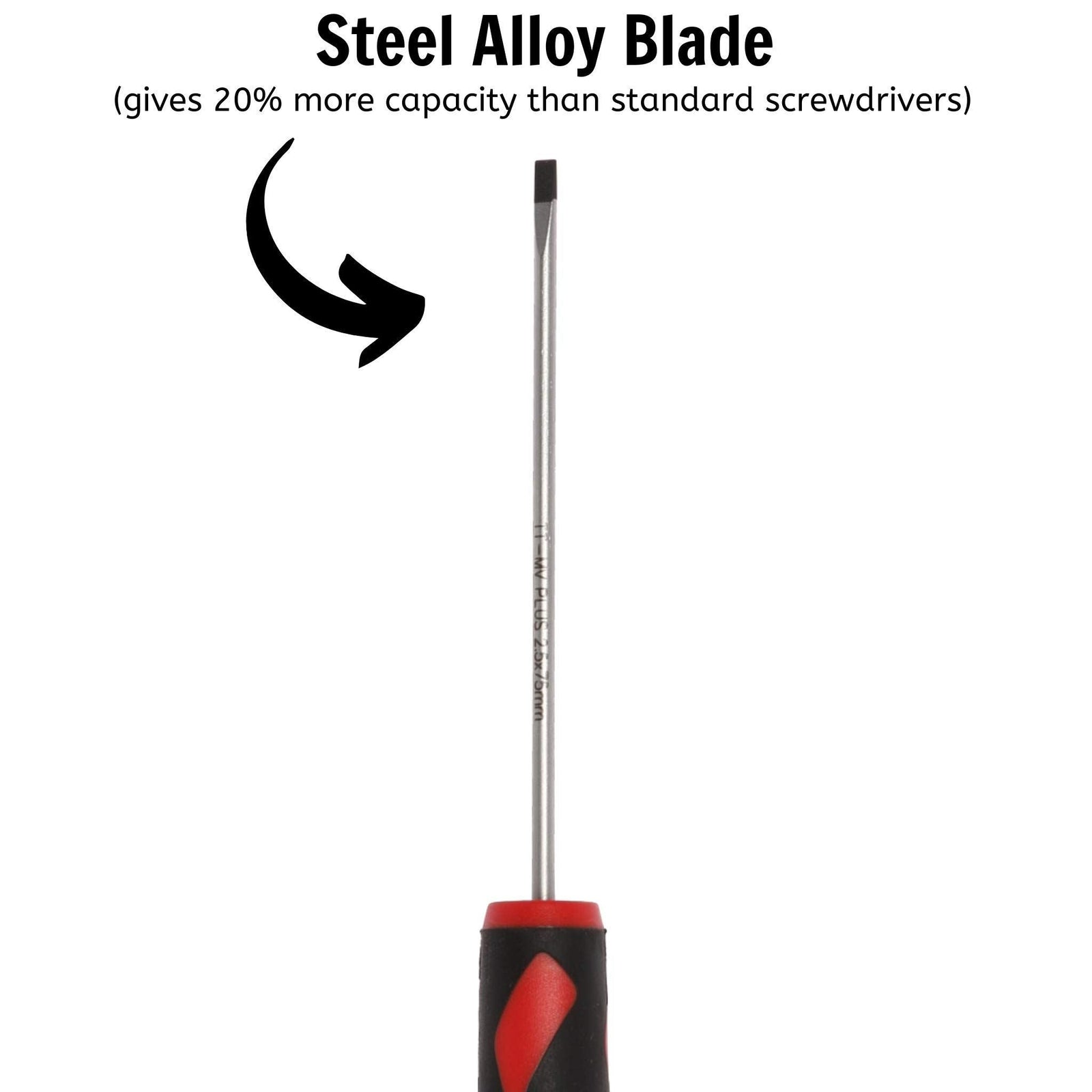Teng Tools Flat Screwdriver 0.5 x 2.5 x 75mm S