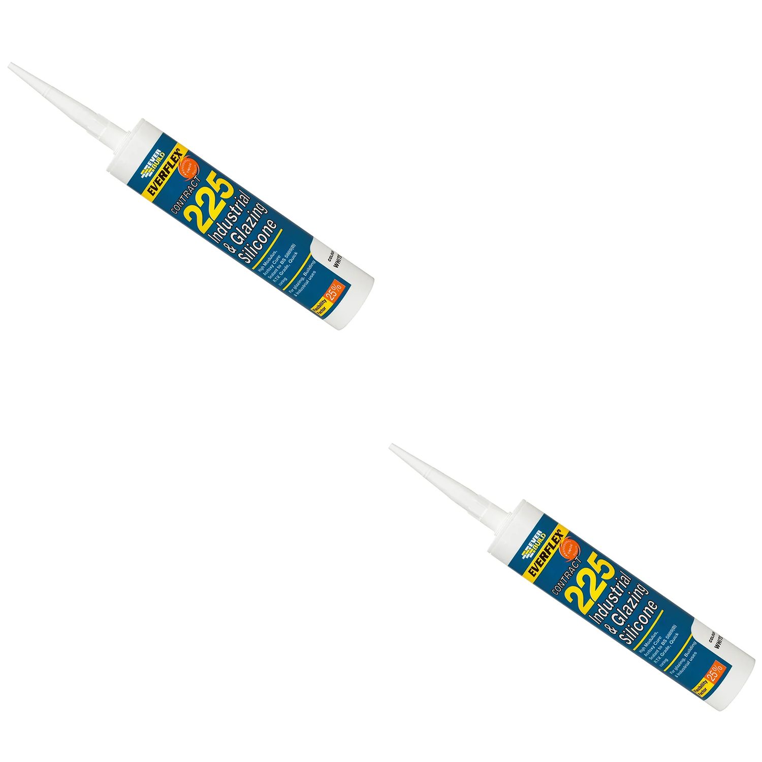 Everbuild Sika Everflex® 225 Industrial & Glazing Silicone Black 295ml