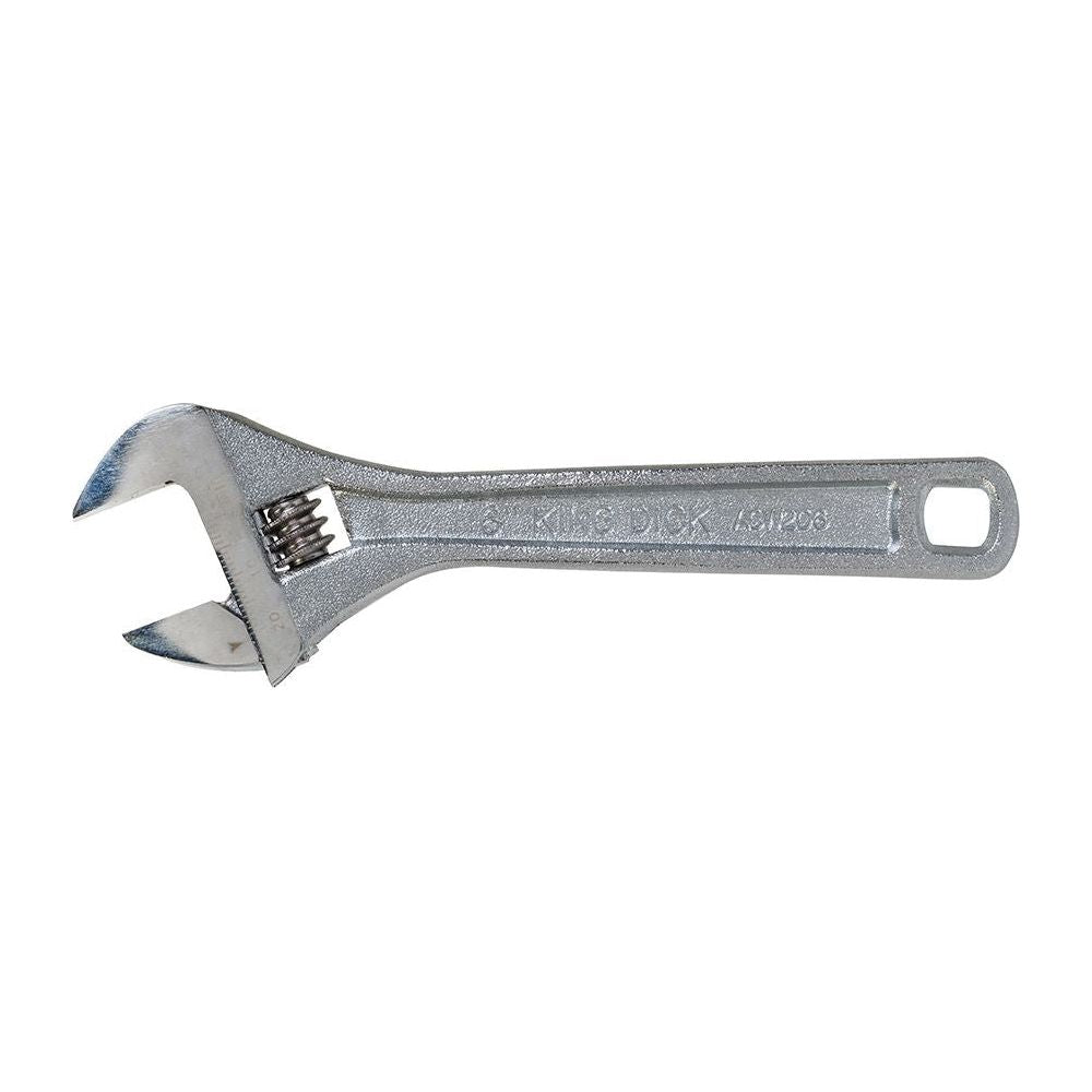 King Dick Adjustable Wrench Chrome 6"