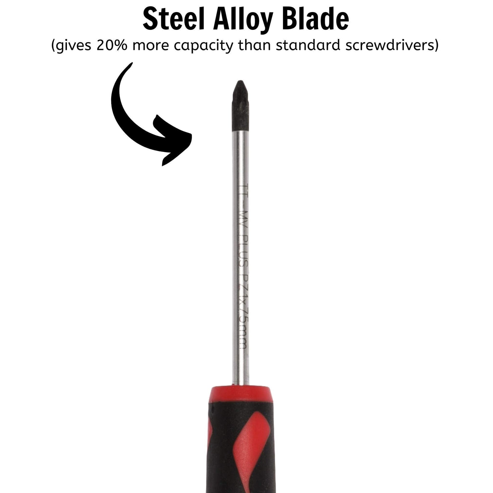 Teng Tools PZ Screwdriver PZ1 x 75mm M