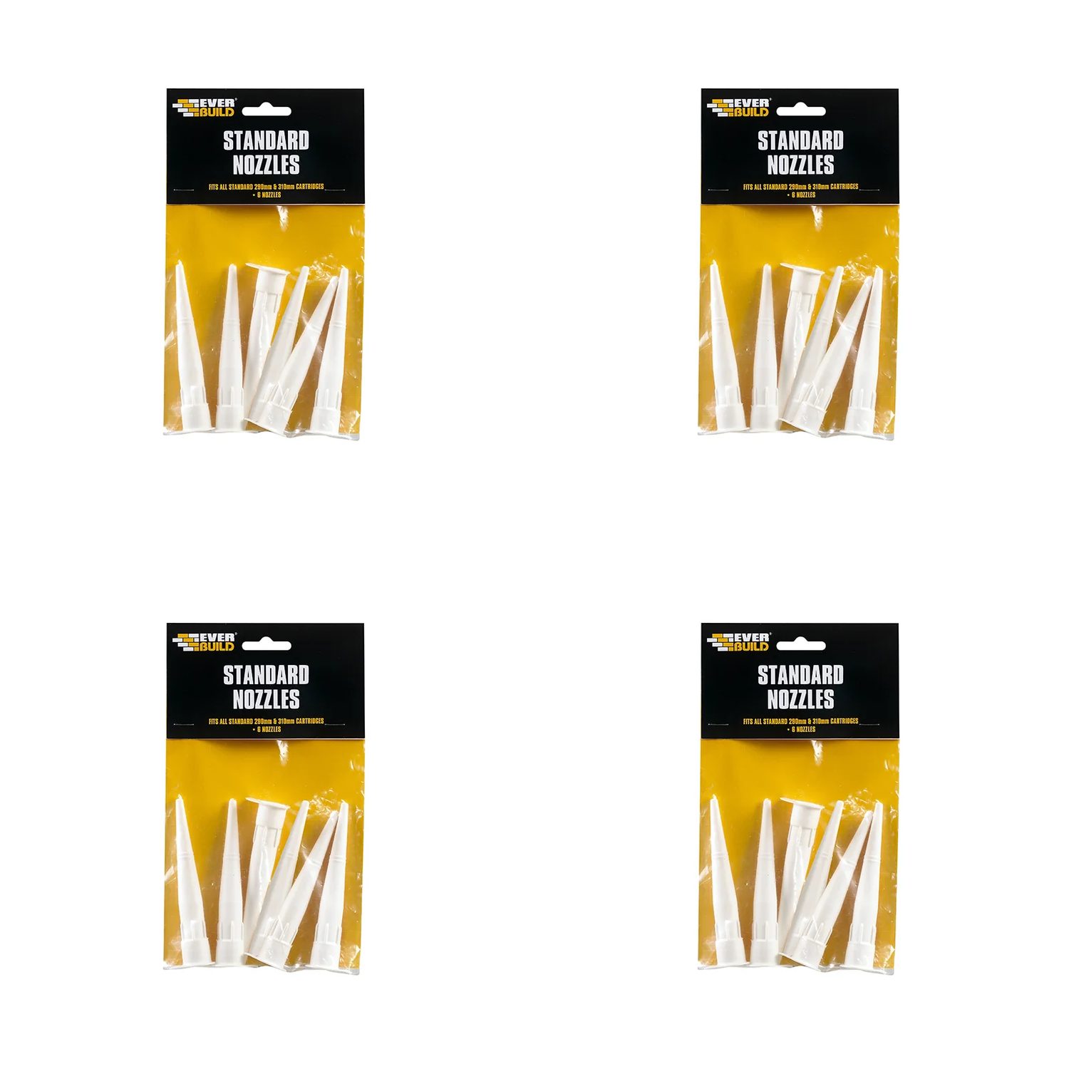 Everbuild Sika Standard Nozzle Pack of 6 - 489640