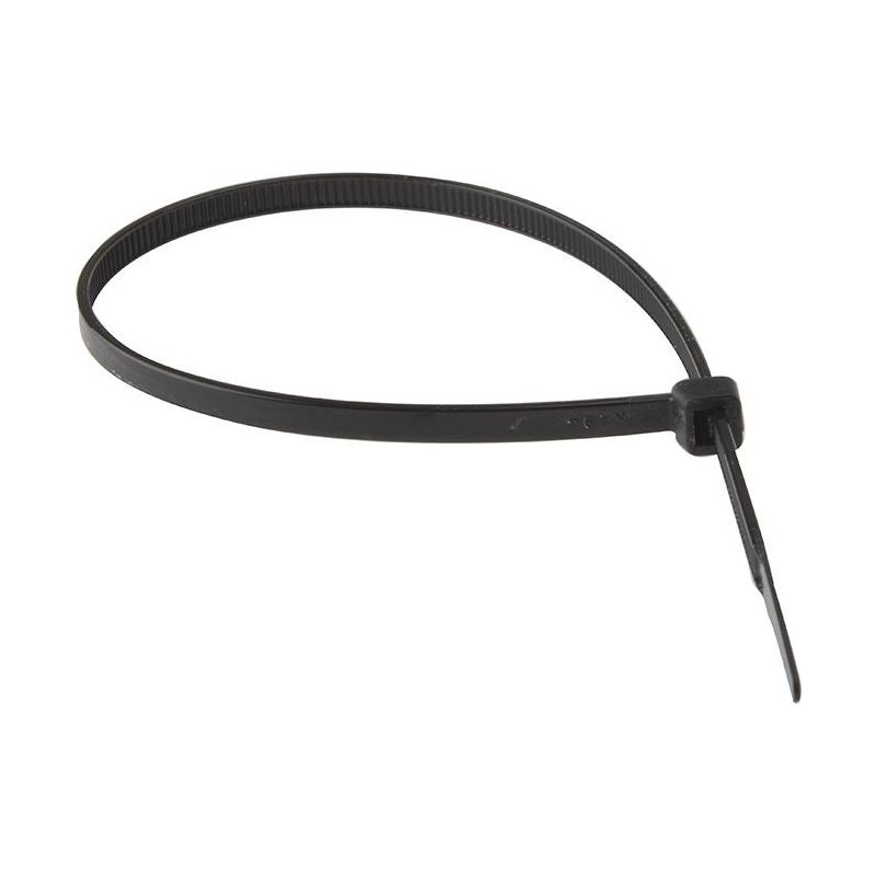 Forgefix Cable Tie Black 4.8 x 300mm (Bag 100)
