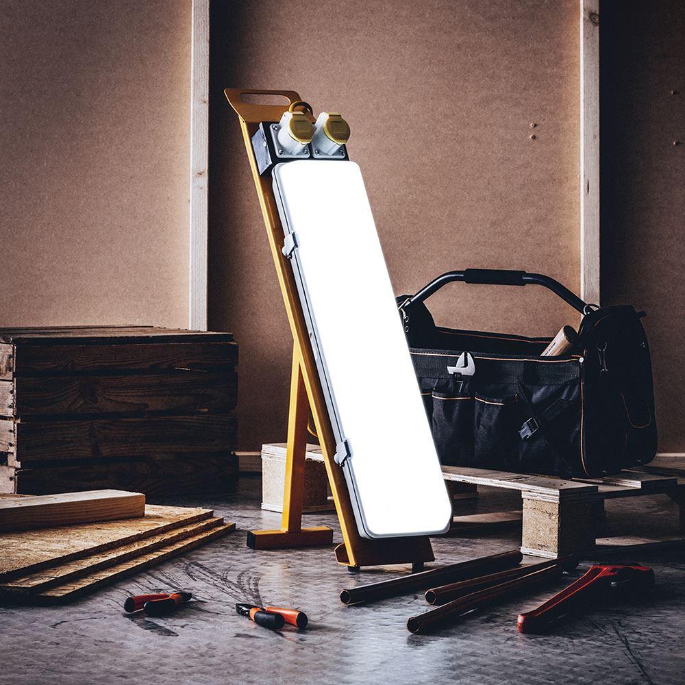 Defender LED Floor Light + Twin Power Take-Off 2ft 110V
