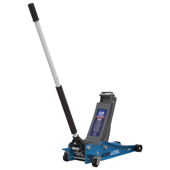 Sealey Trolley Jack 2.25 Tonne Low Profile Rocket Lift Blue 2001LEBL