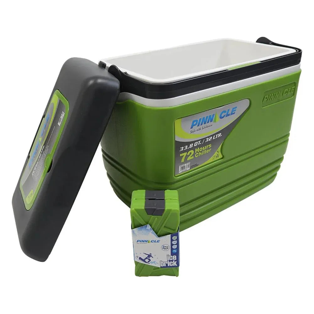 Vango Pinnacle 72Hr 5 Piece Set 32L Green Coolbox