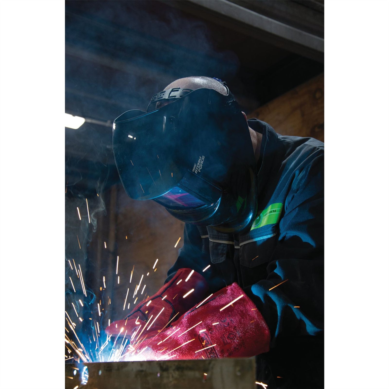 Draper Storm Force Fixed Shade Auto Darkening Welding Helmet 02517