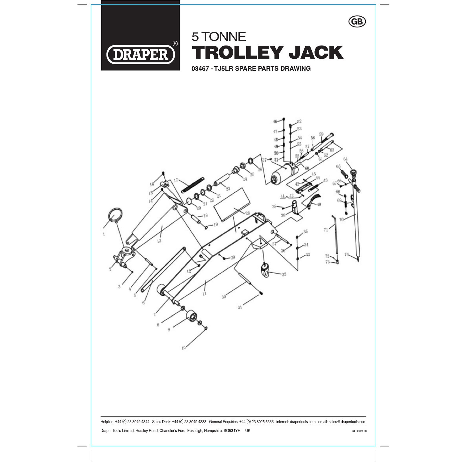 Draper Spring YTJ5LR-69 - Versatile Spring Tool