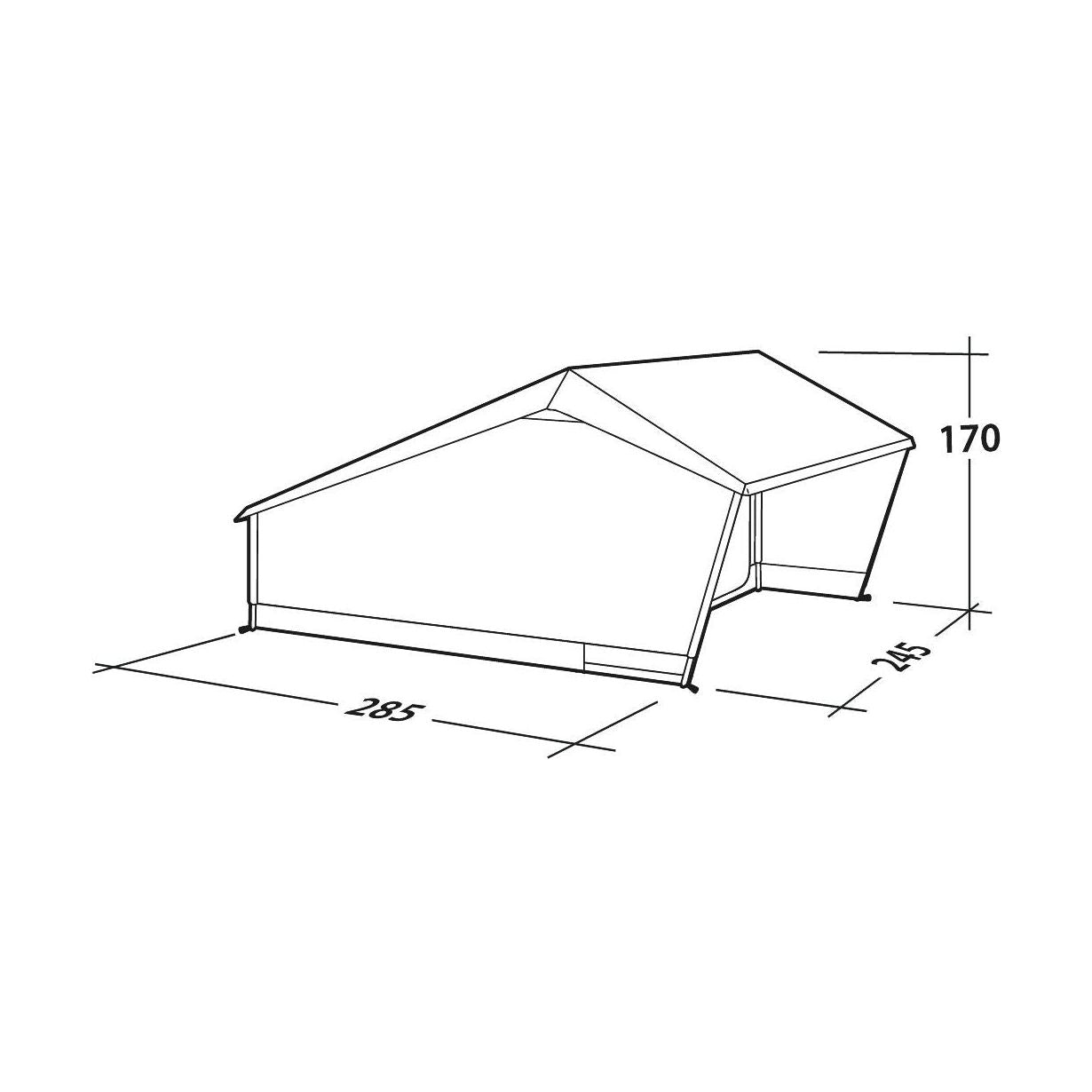 Robens Yukon Shelter 4 Berth Poled Tent