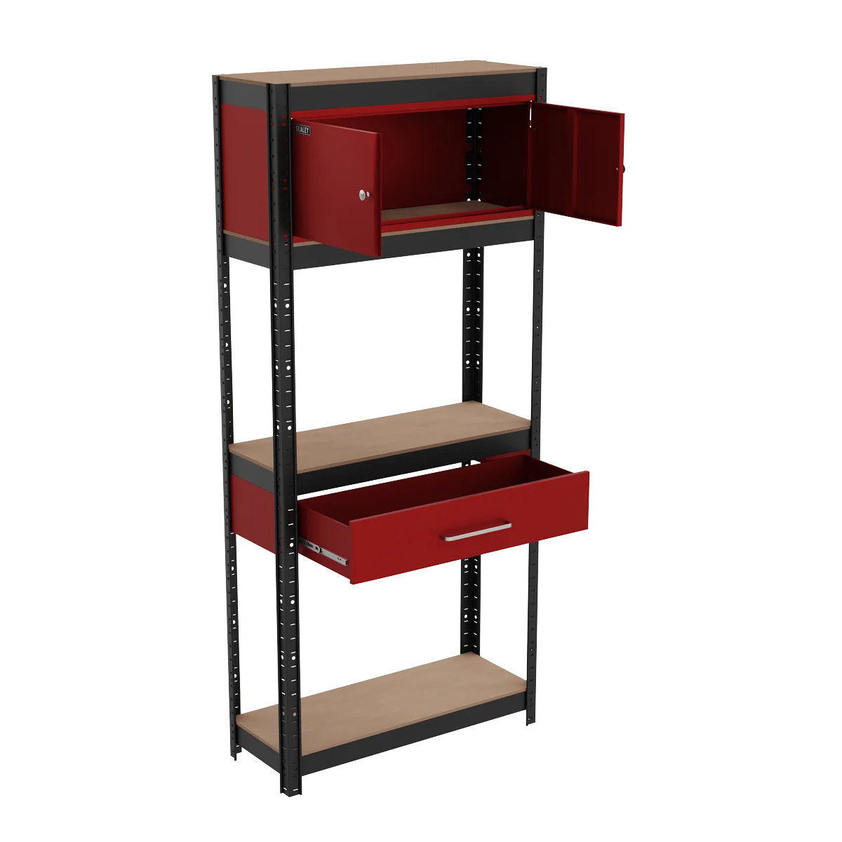Sealey Shelving Unit 4-Tier AP830R 615kg Capacity