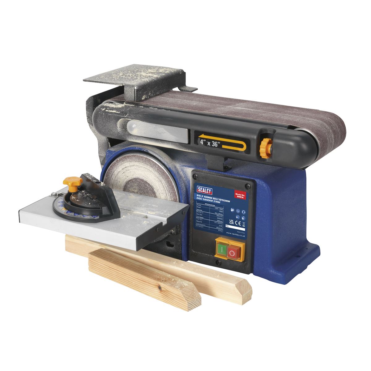 BELT/DISC SANDER 100 X 915MM/150 370W/230V