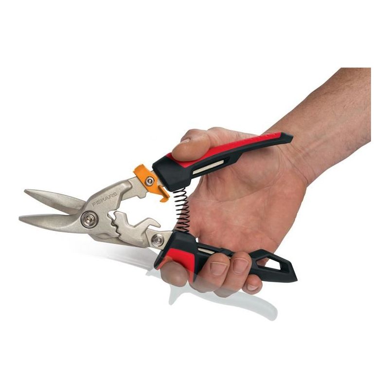 Fiskars PowerGear™ Aviation Snips Left Cut 250mm (10in)