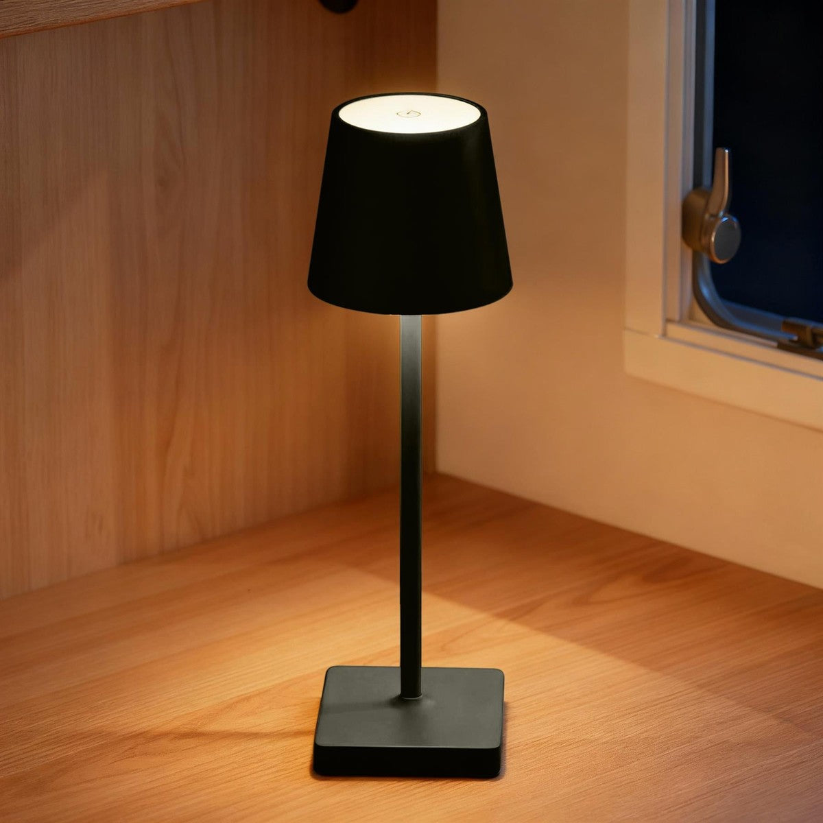 Leisurewize Caravan Camping Table Lamp - Lucia Black