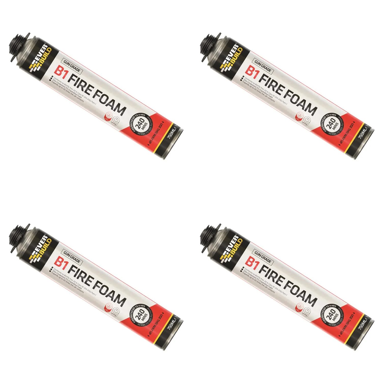 Everbuild Sika Fire Foam B1 Gun Grade Aerosol 750ml - 488715