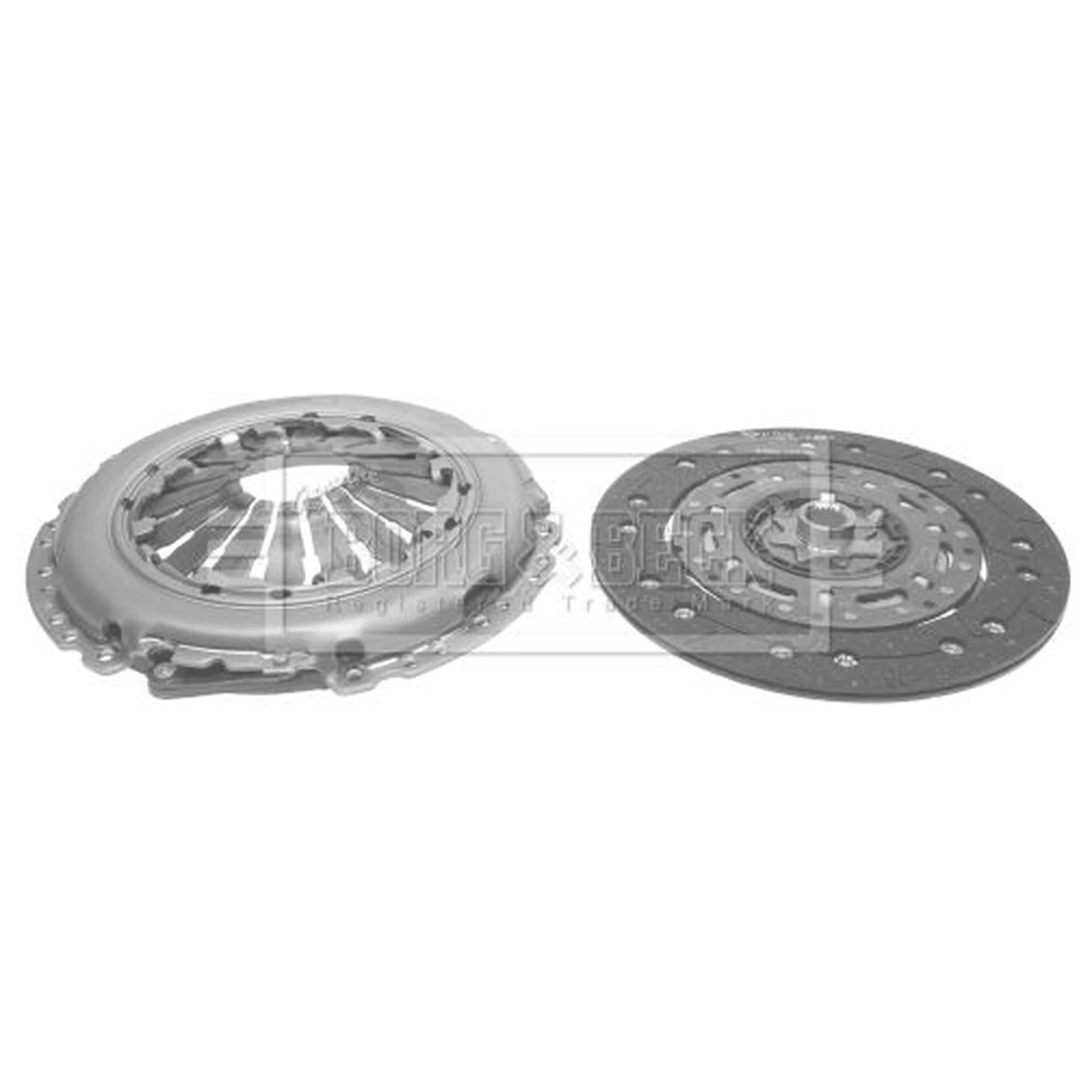 Borg & Beck Clutch Kit Set 3pc 215mm HK2204