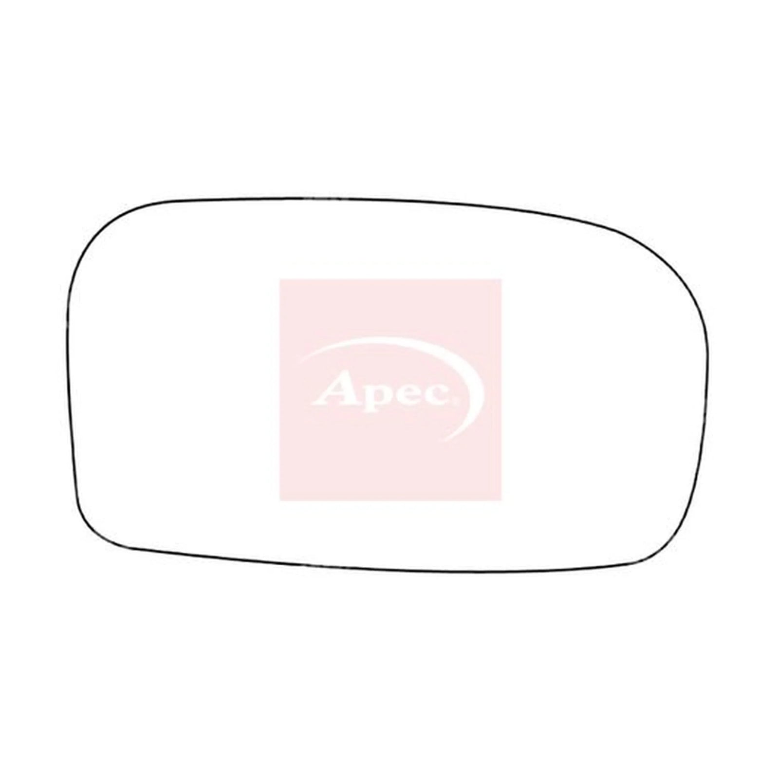 Apec Exterior Wing Mirror Glass Right AMS2620