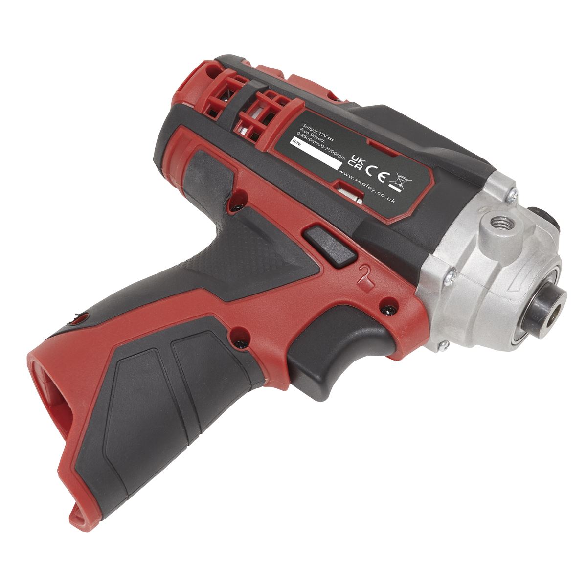 Sealey Cordless Polisher Buffer 12V 71mm Variable Speed Li-ion Body Only