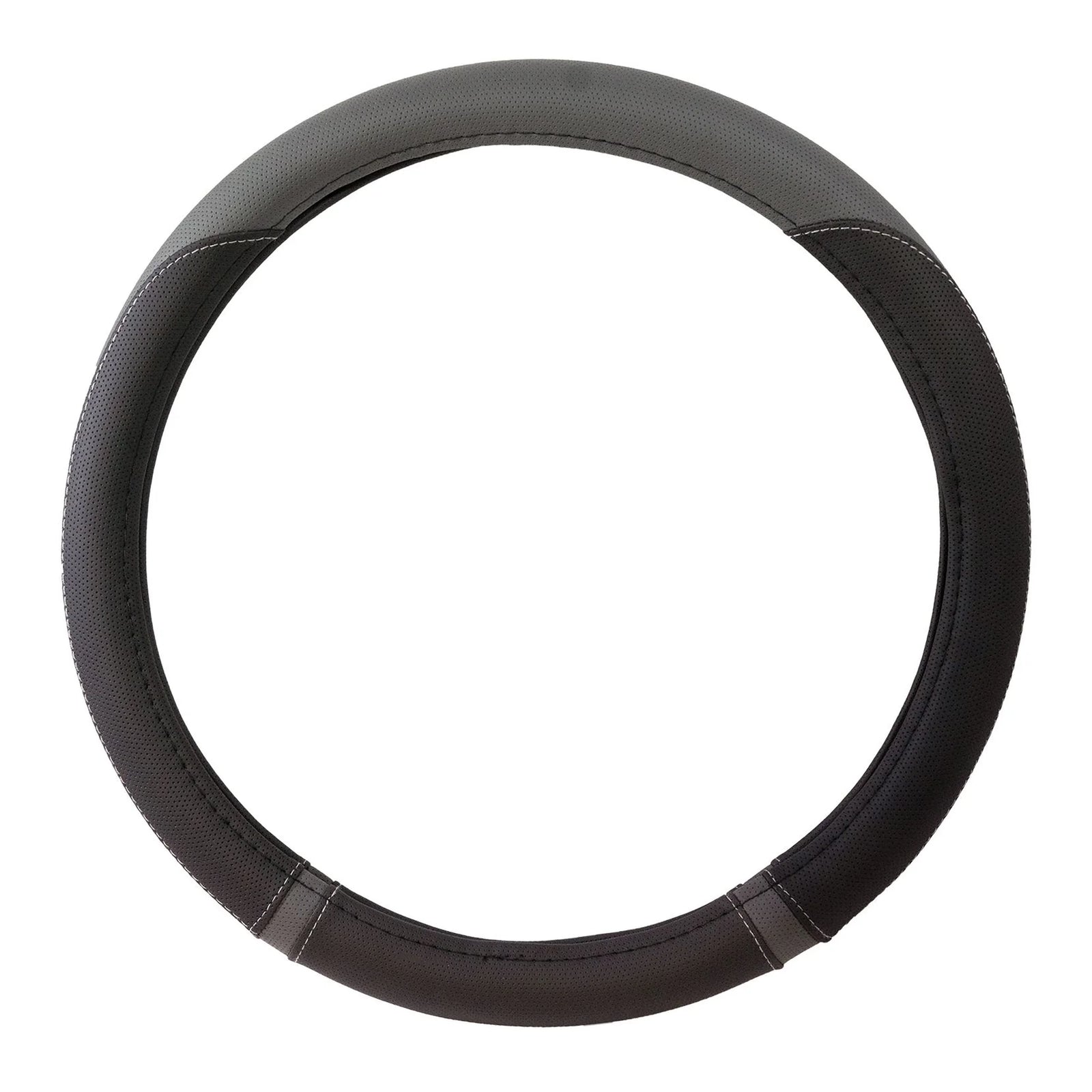 Streetwize Luxury Steering Wheel CoverGrey & Black Universal Fit Protection