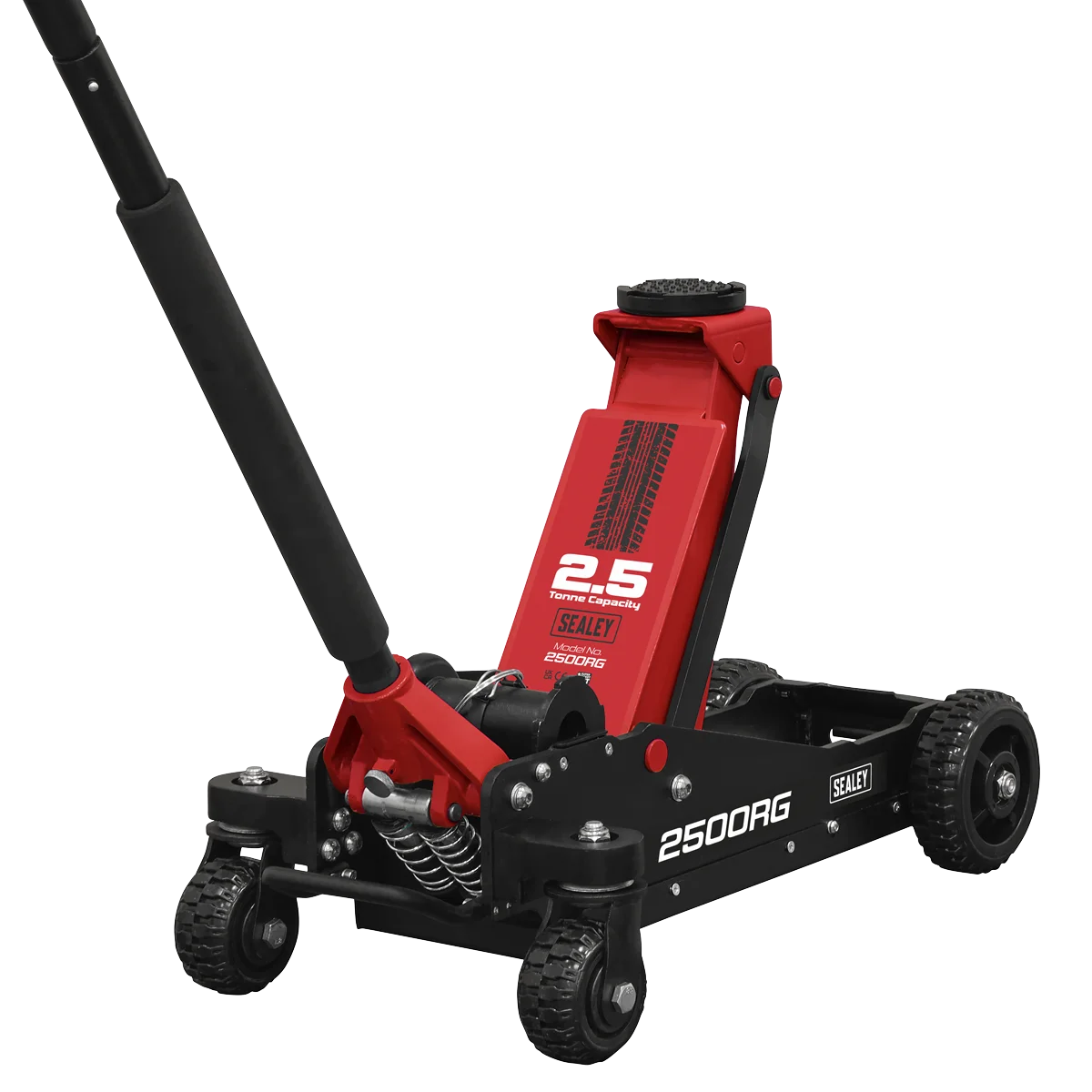 Sealey Trolley Jack 2500RG 2.5 Tonne for Off-Road Vehicles