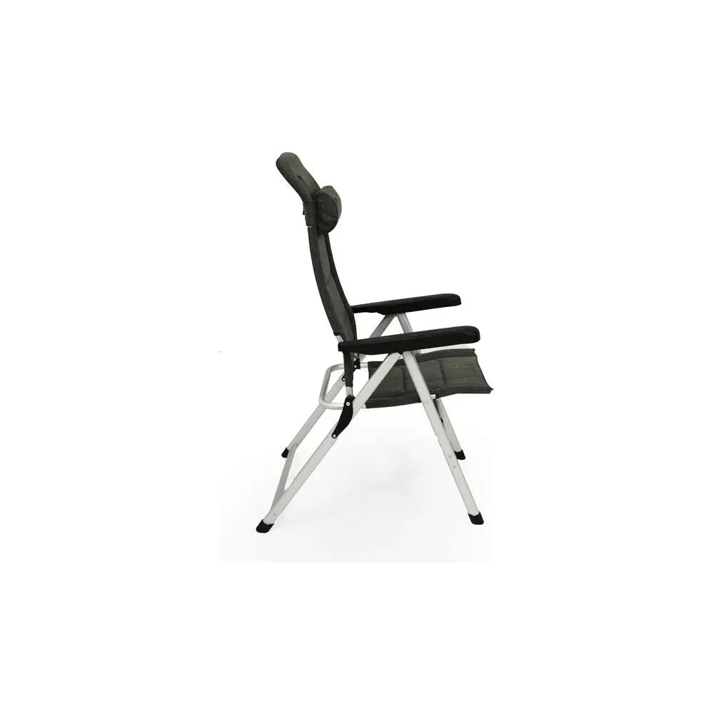 Vango Balletto Grey Recliner Chair Tall Heather