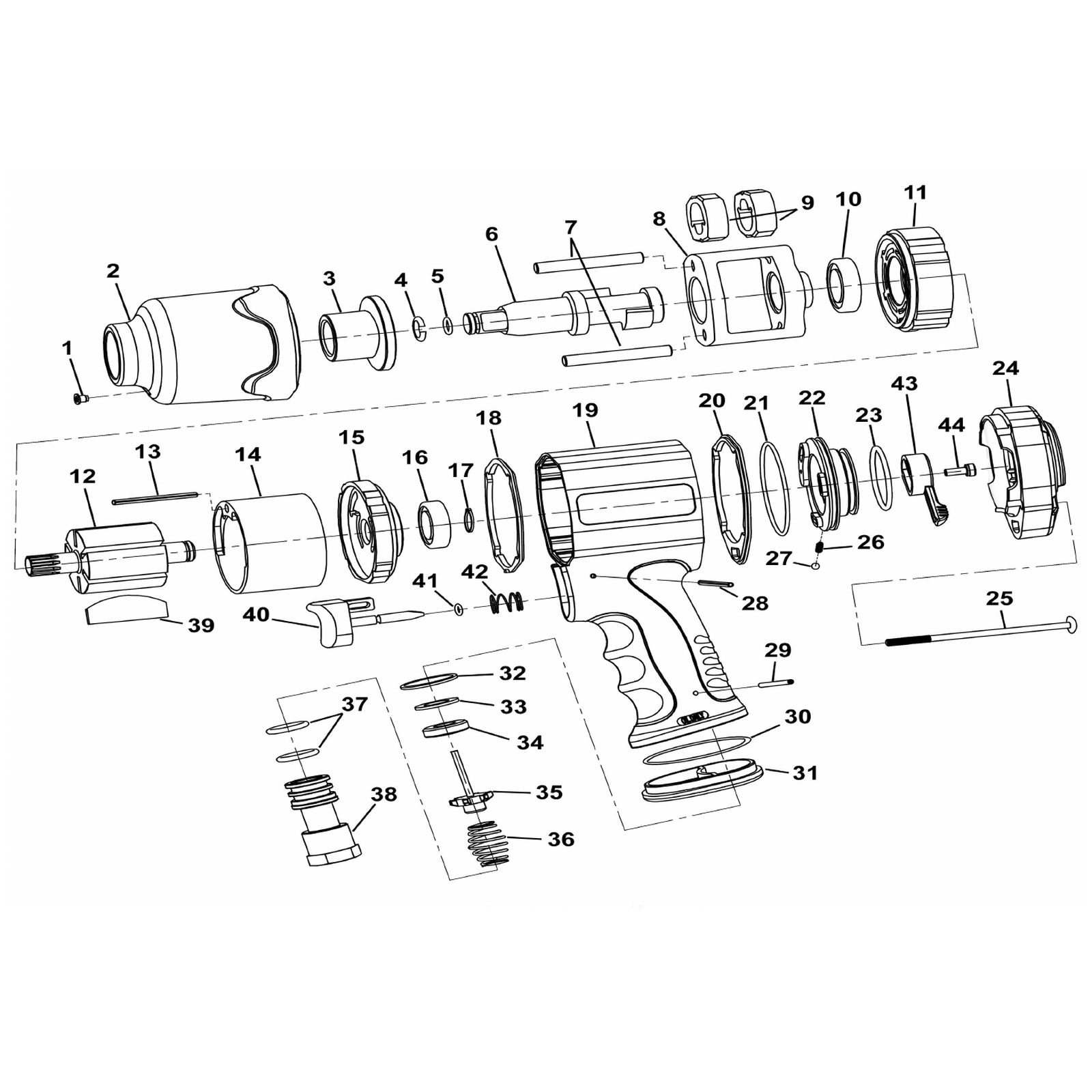 Sealey Trigger GSA6006.V2-40