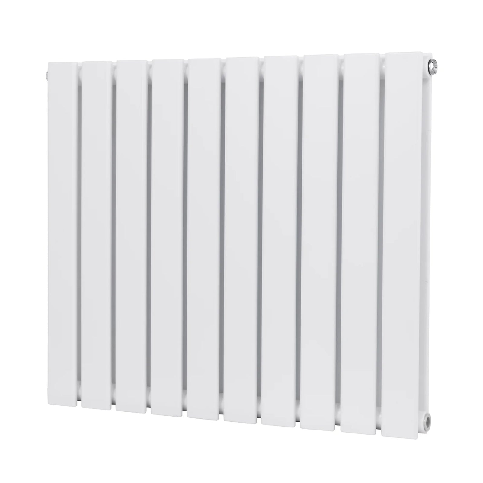 Baridi Horizontal Radiator 600 x 700mm Double Flat Panel White
