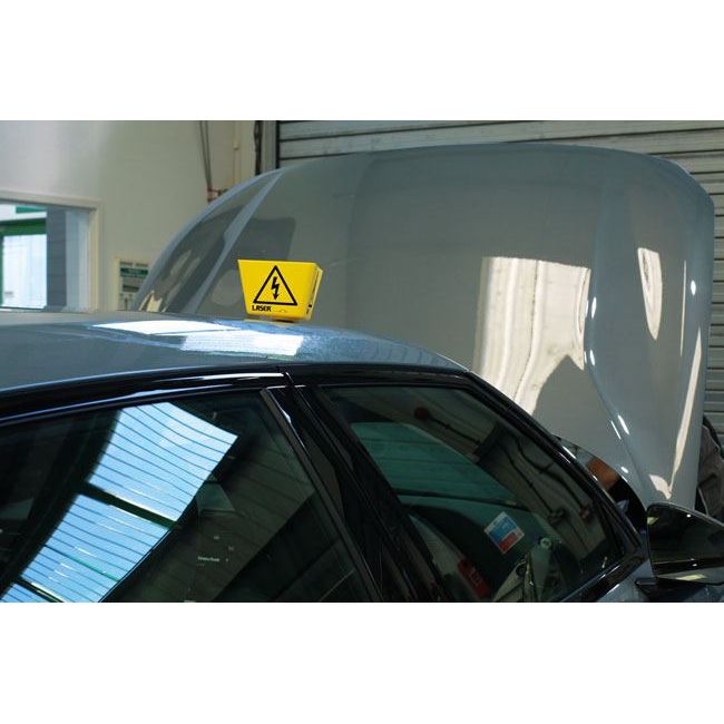 Laser Hybrid /EV Warning Sign 2pc Set 8661