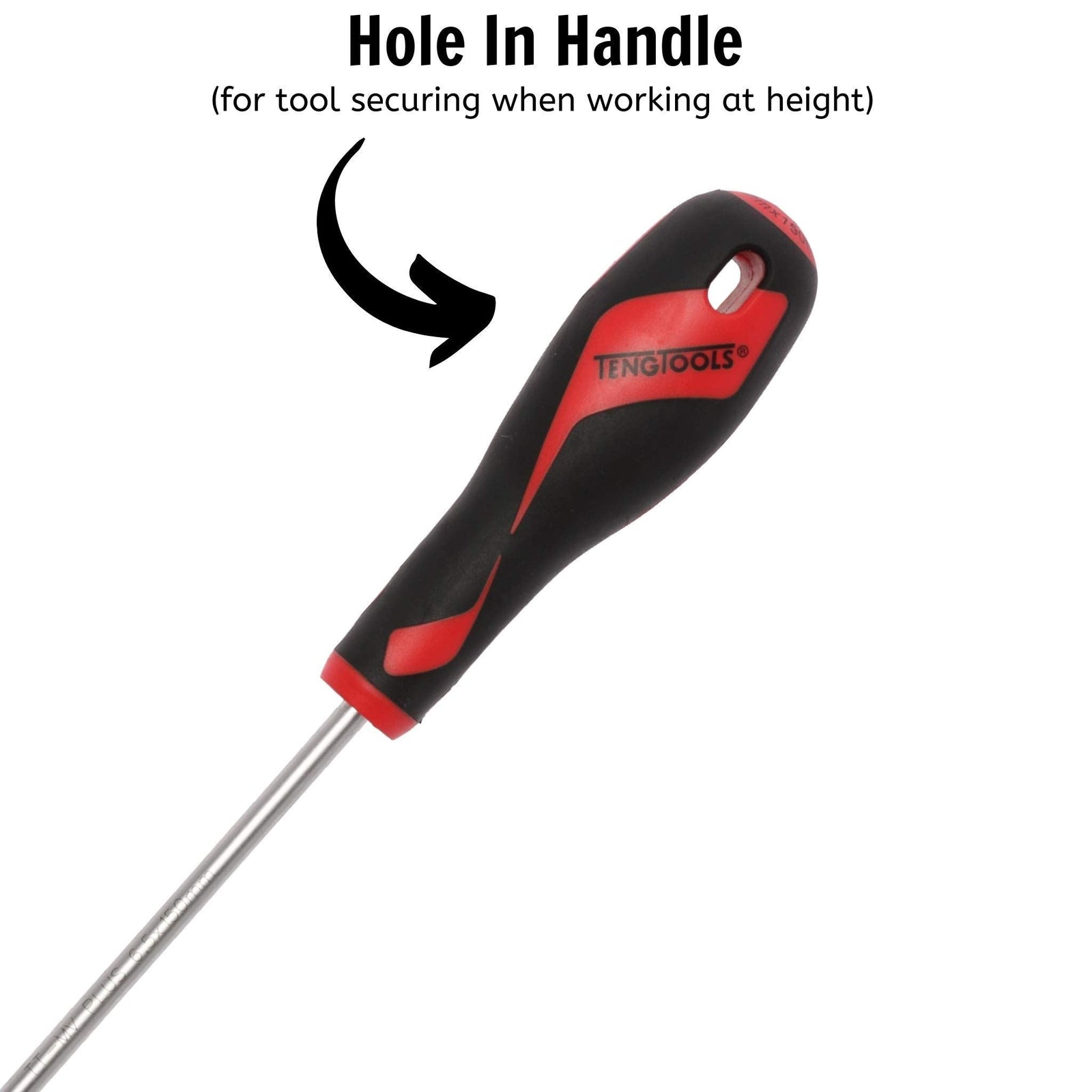 Teng Tools Flat Screwdriver 1.2 x 6.5 x 150mm L