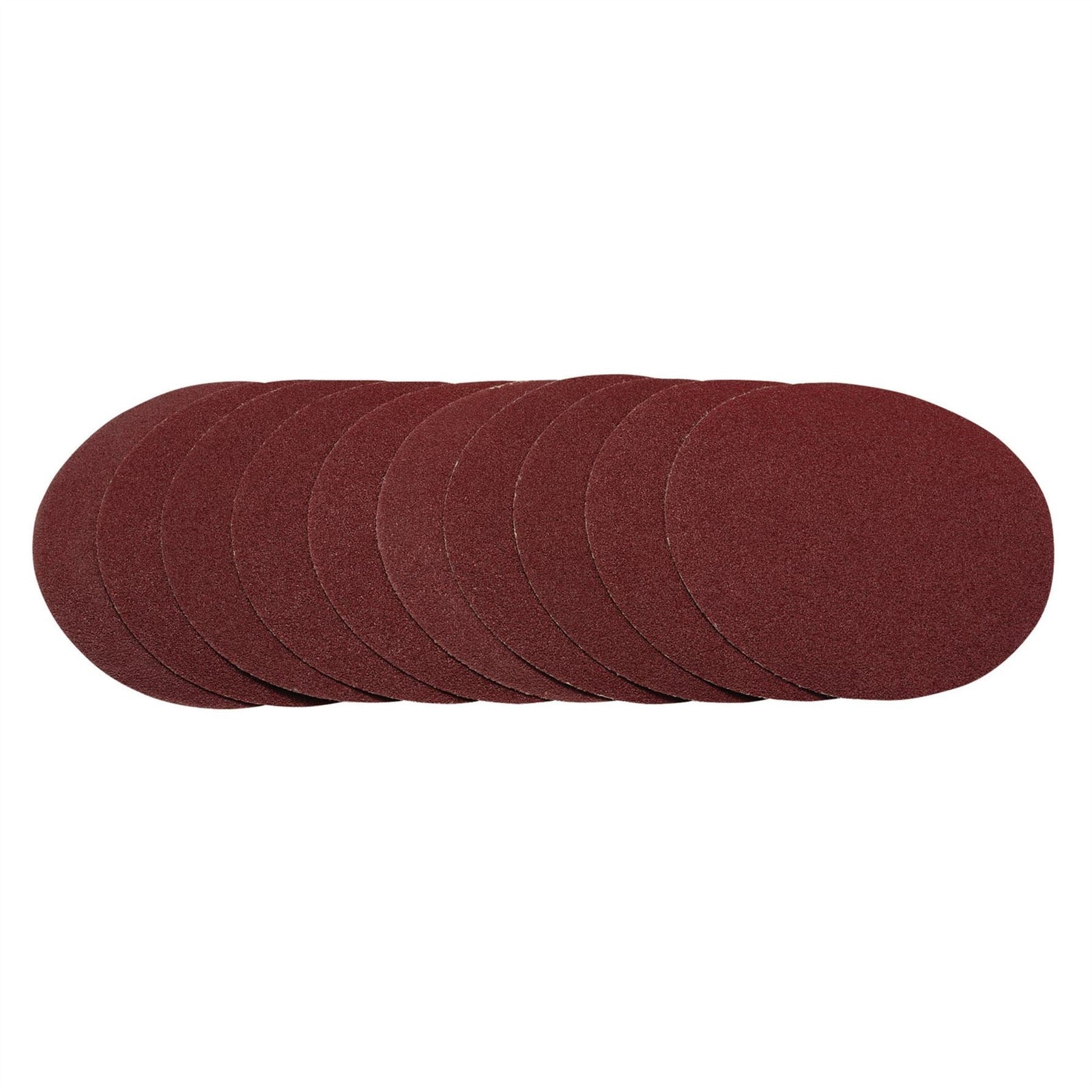 Draper Sanding Discs, 200mm, 40 Grit (Pack of 10) 10229