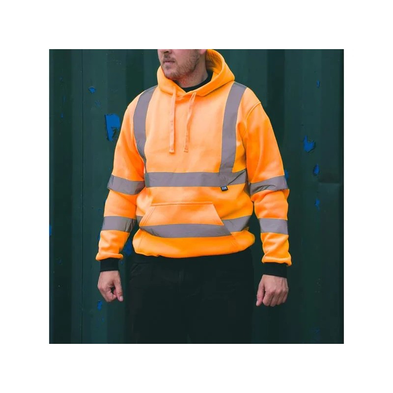 Scan Hi-Vis Hoodie Orange - M - SCAHVHDYMO