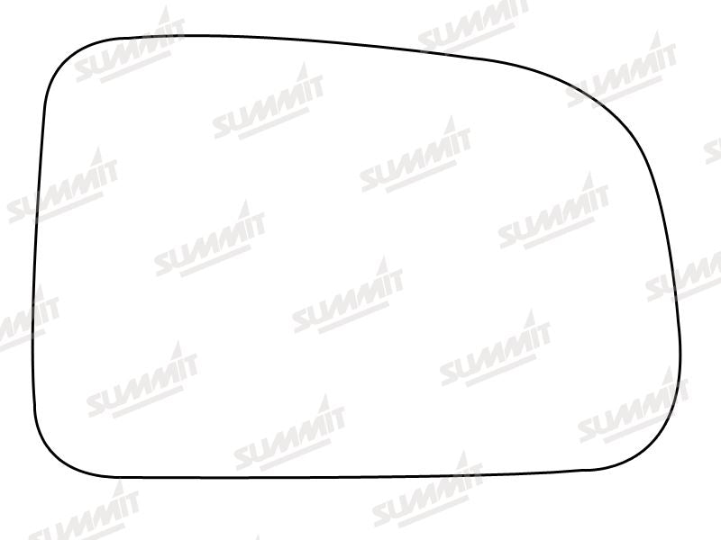 Summit Stick-On Standard Mirror Glass fits Honda HRV 99 on RHS