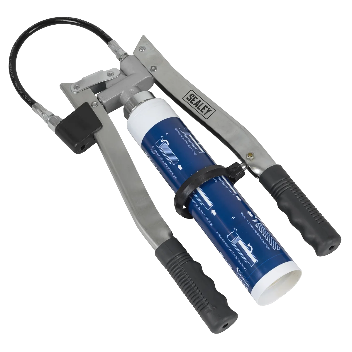 Sealey Double Lever Grease Gun AK4405 0.7cm³ Delivery