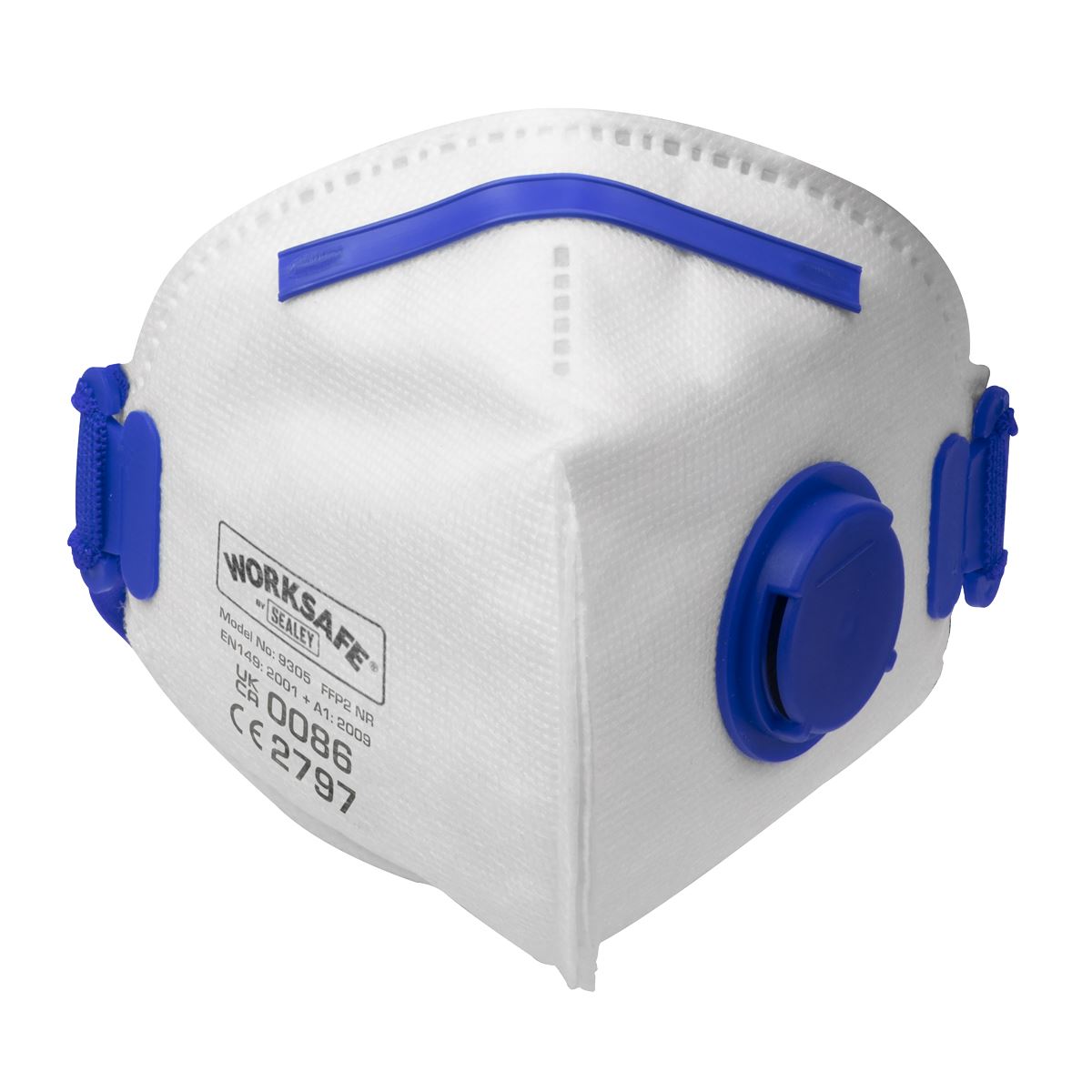 Worksafe Worksafe Valved Fold Flat Mask FFP2 - Pack of 10 9305/10