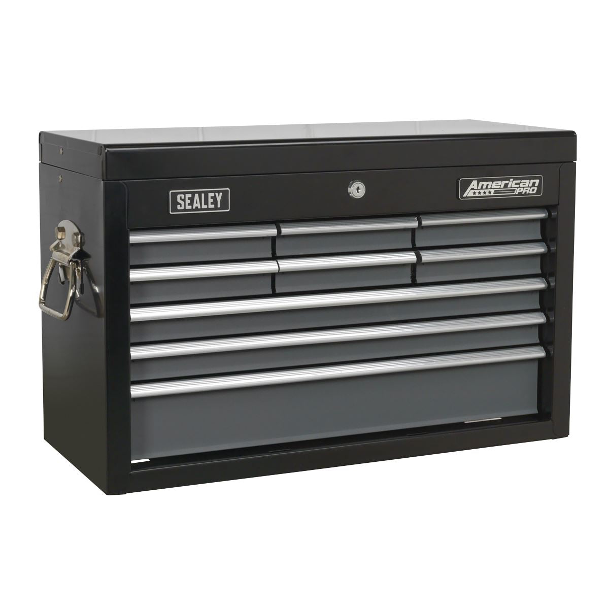Sealey Topchest 9 Drawer with Ball-Bearing Slides Black/Grey AP2509B